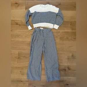 Abercrombie Kids Navy and White Outfit